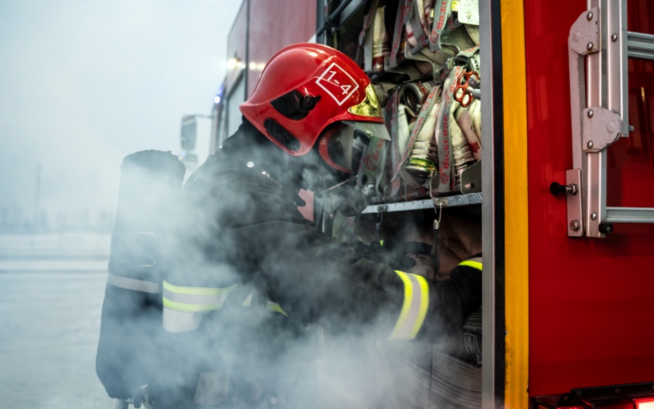 Ratownicza misja strażaków z OSP Nowa Ruda – Słupiec: ugasili płonącą Marzannę